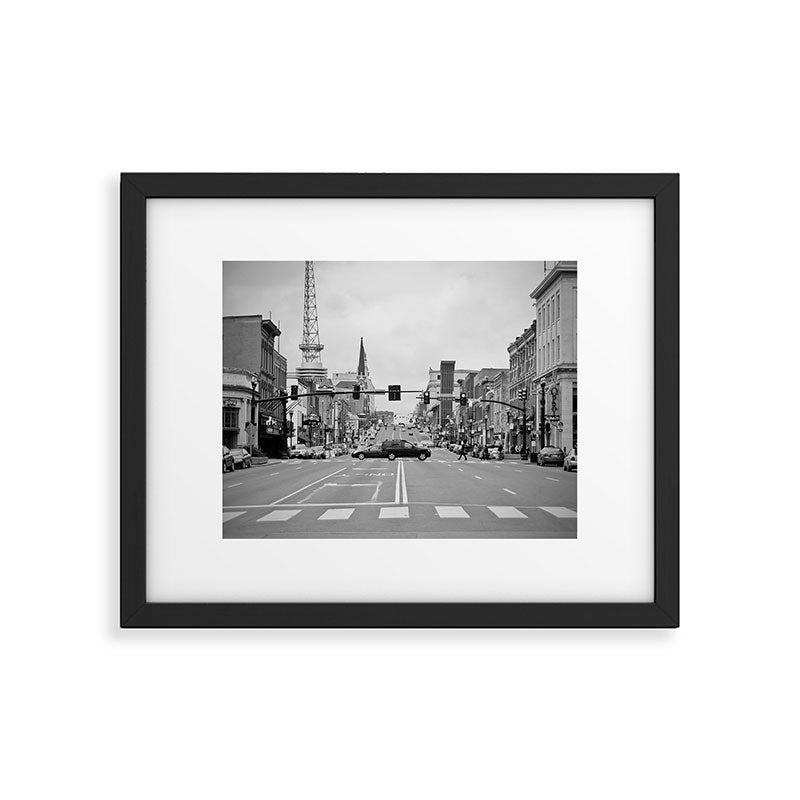 Up Broadway, Nashville Framed Art Print Gallery Image 1