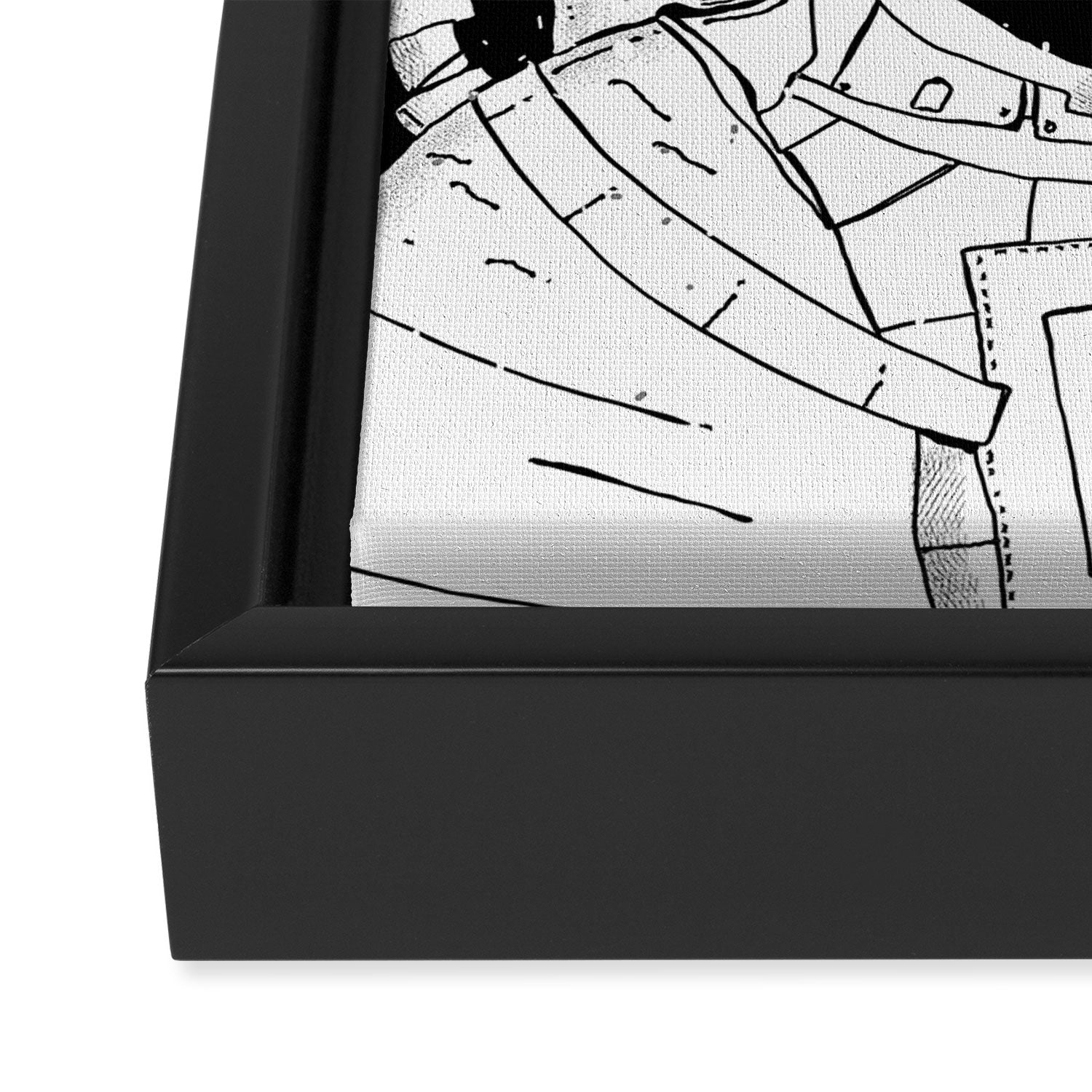 Astronaut Framed Canvas Print Gallery Image 3