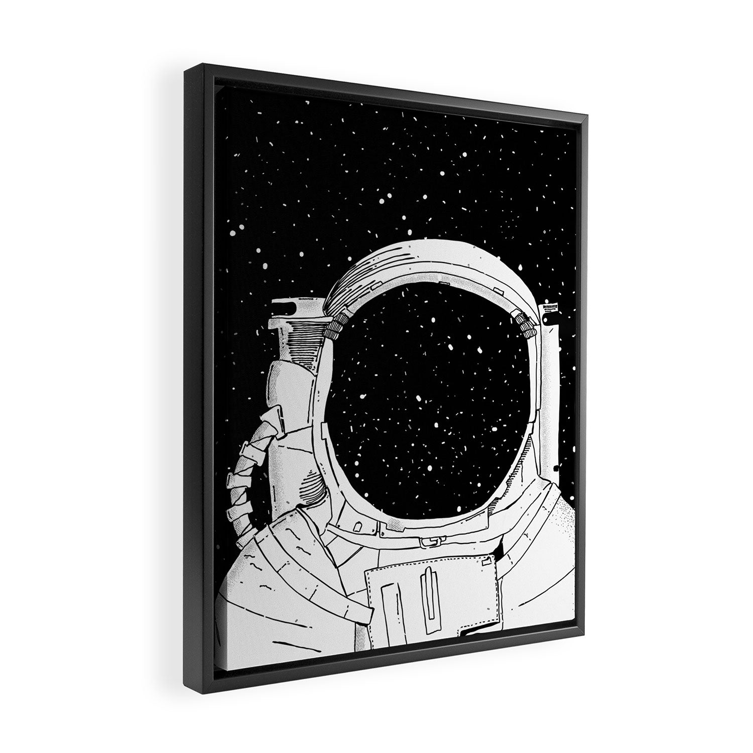 Astronaut Framed Canvas Print Gallery Image 2