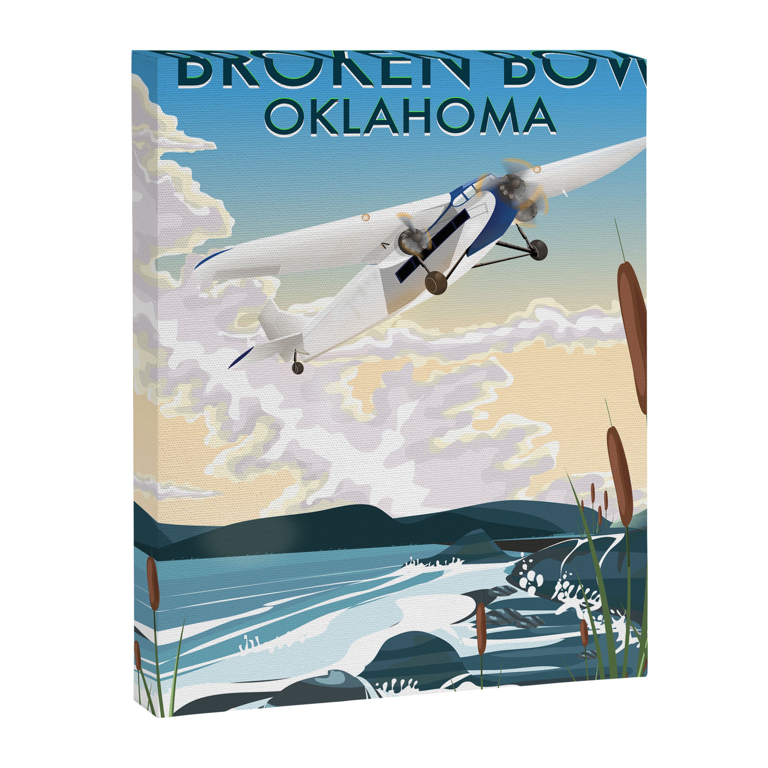 Broken Bow Oklahoma Canvas Print Gallery Image 6