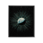 Earth Shine Framed Canvas Print Gallery Image 6