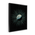 Earth Shine Framed Canvas Print Gallery Image 2