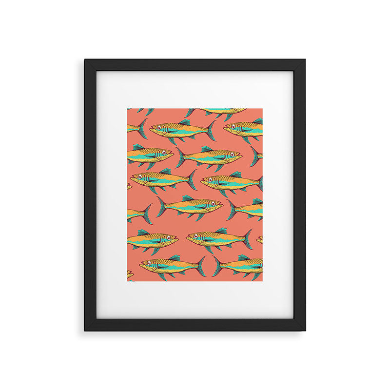 Mackerel Pattern Framed Art Print Gallery Image 5