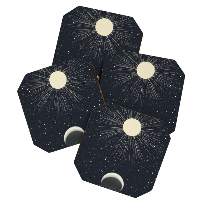 Moon And Sun Coaster Gallery Image 1