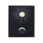 Moon And Sun Framed Canvas Print Gallery Image 6