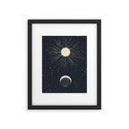 Moon And Sun Framed Art Print Gallery Image 5