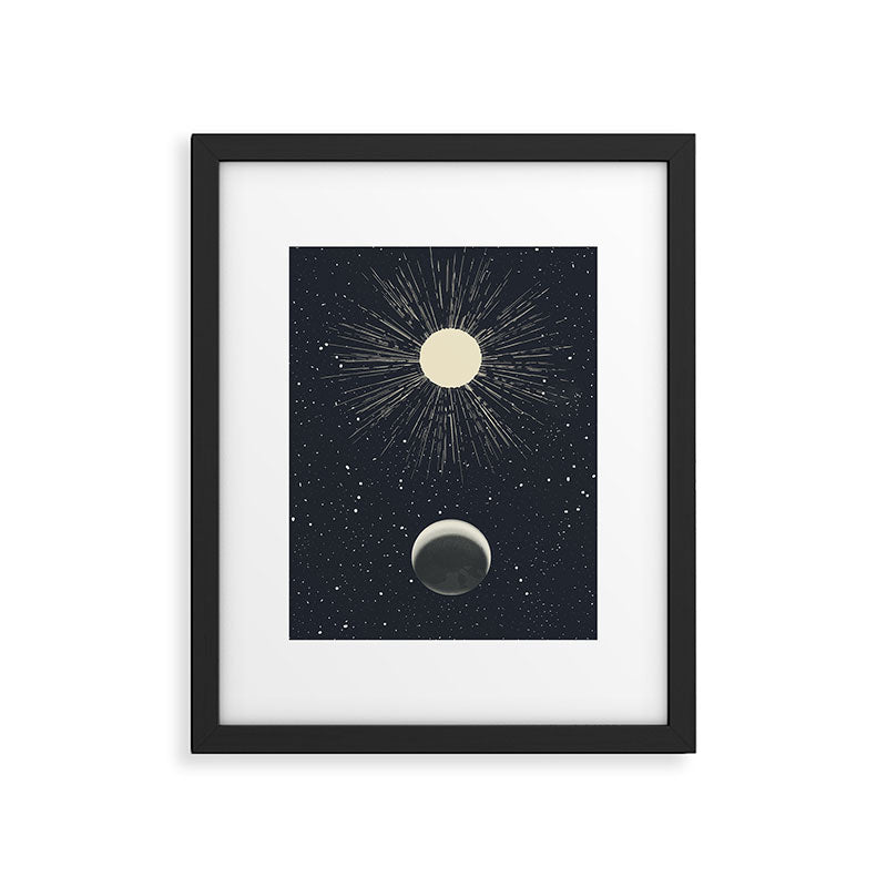 Moon And Sun Framed Art Print Gallery Image 5