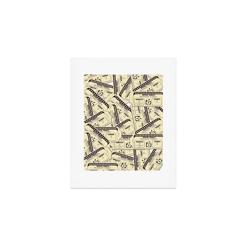 Movie tickets Art Print Gallery Image 1