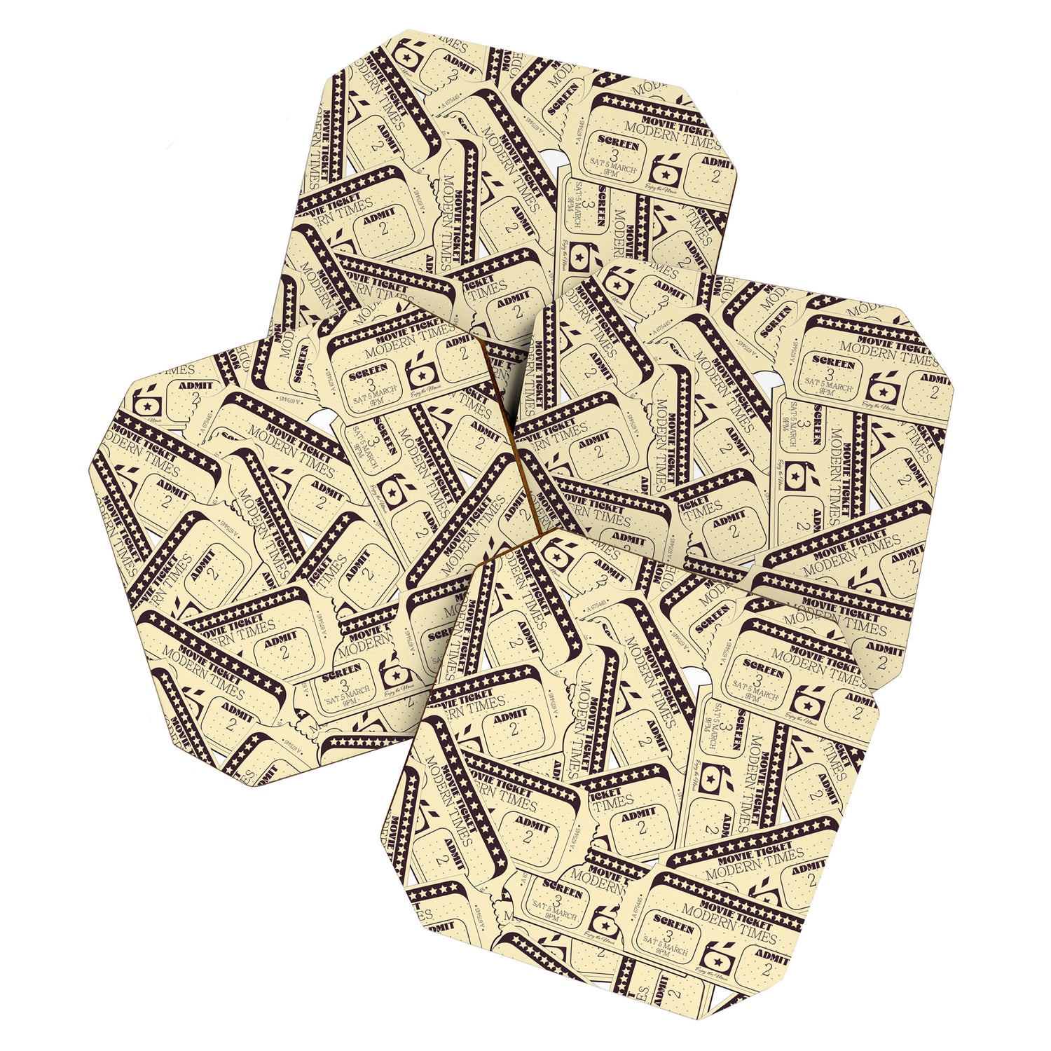 Movie tickets Coaster Gallery Image 1