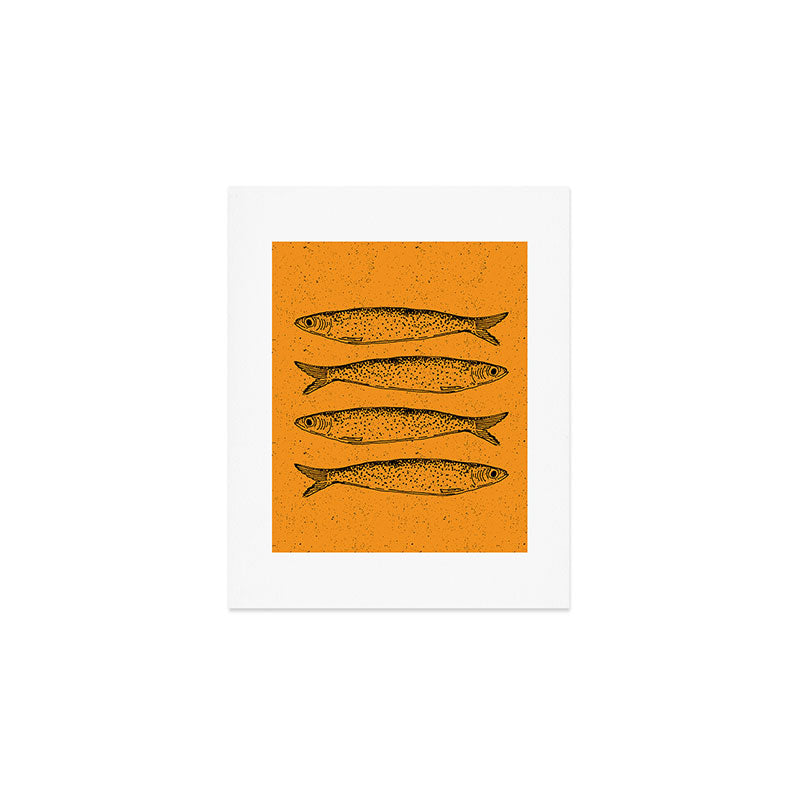 Sardine Fish Art Print Gallery Image 1