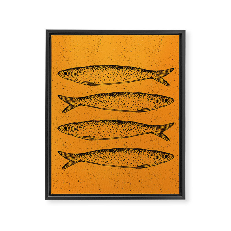 Sardine Fish Framed Canvas Print Gallery Image 6