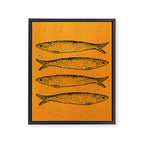 Sardine Fish Framed Canvas Print Gallery Image 6