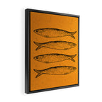 Sardine Fish Framed Canvas Print Gallery Image 2