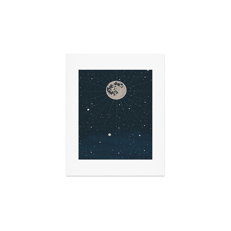 The Moon And The Stars Art Print Gallery Image 1