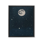 The Moon And The Stars Framed Canvas Print Gallery Image 6