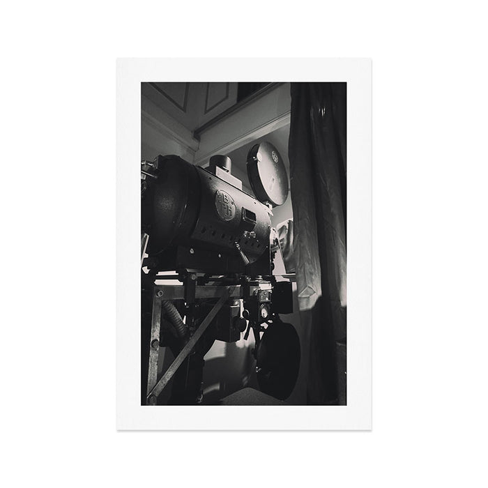 Vintage Movie Camera Art Print Gallery Image 1