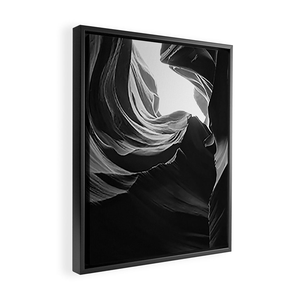 ANTELOPE CANYON IX / arizona desert Framed Canvas Print Gallery Image 2