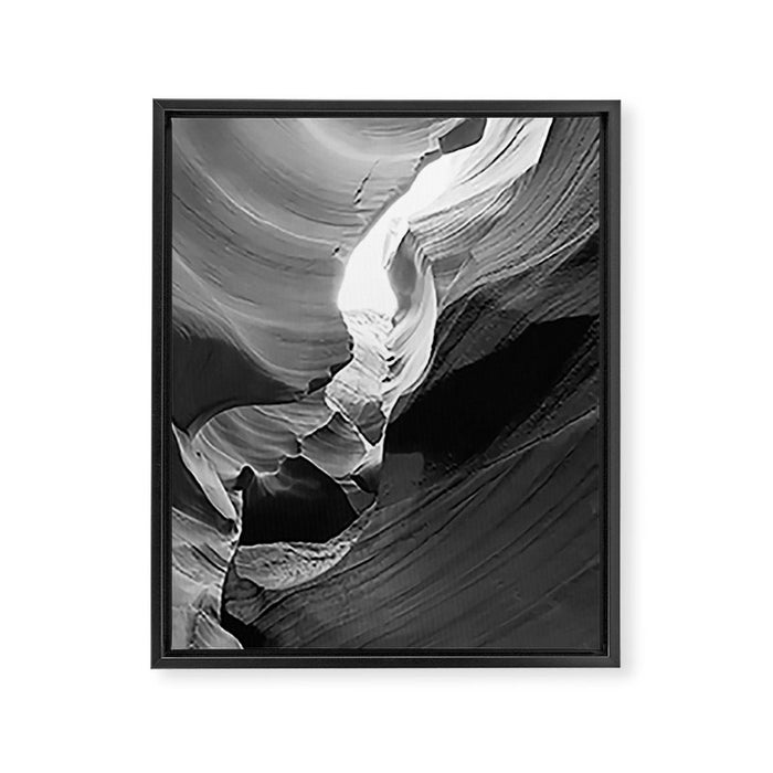 ANTELOPE CANYON XIX / arizona desert Framed Canvas Print Gallery Image 1