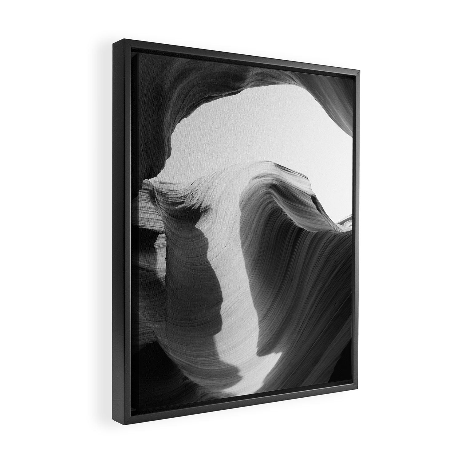 ANTELOPE CANYON XX / Arizona Desert Framed Canvas Print Gallery Image 2