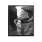 ANTELOPE CANYON XXI / Arizona Desert Framed Canvas Print Gallery Image 6