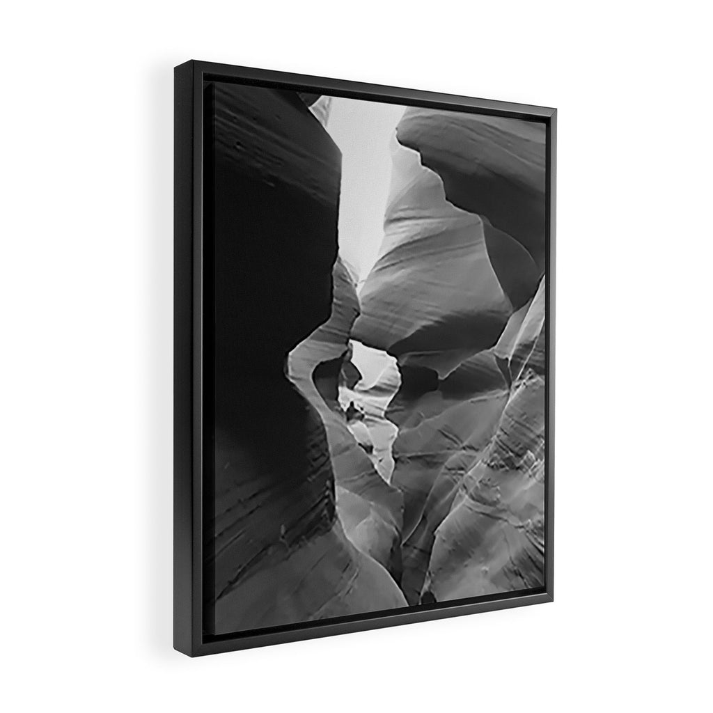 ANTELOPE CANYON XXI / Arizona Desert Framed Canvas Print Gallery Image 2