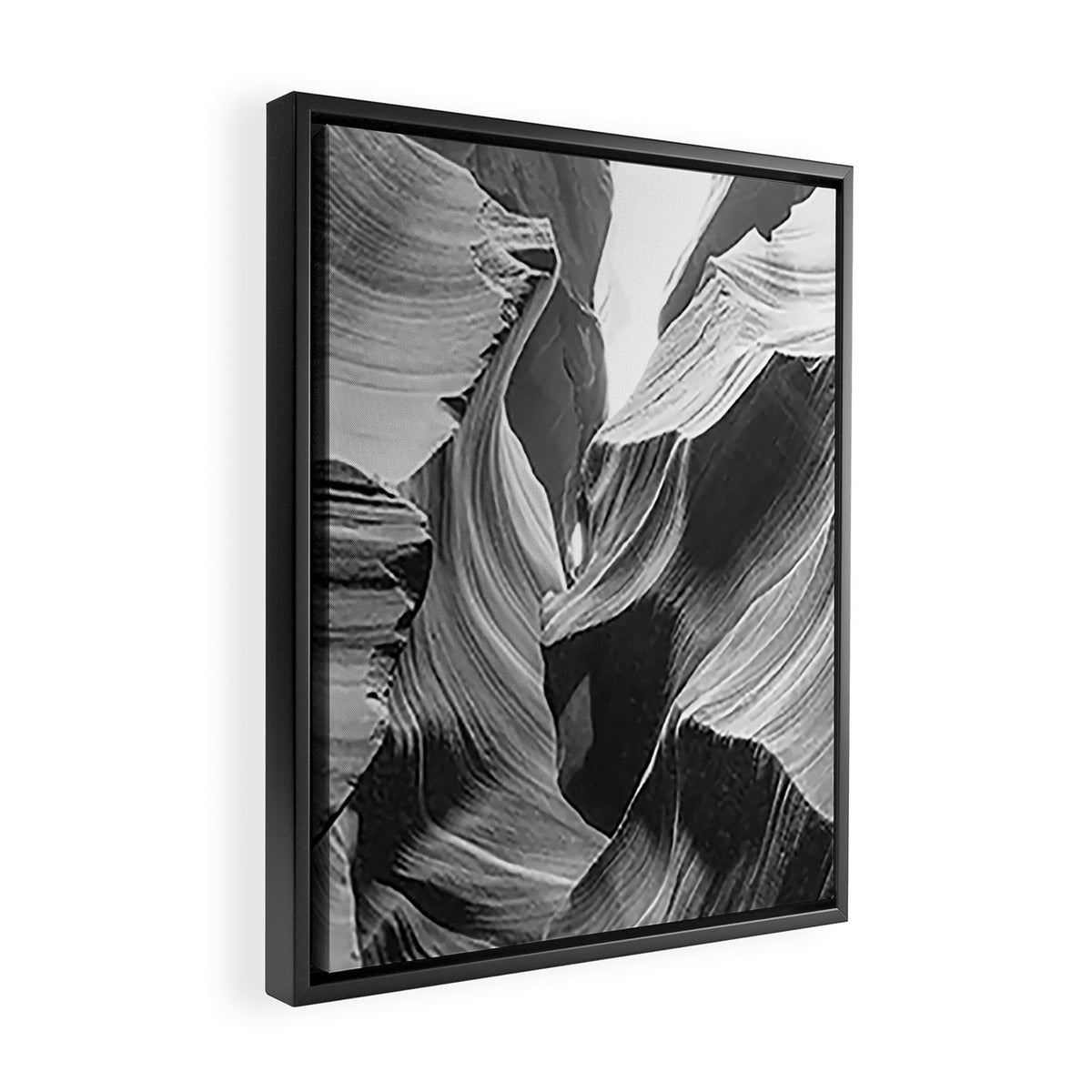 ANTELOPE CANYON XXIII / Arizona Desert Framed Canvas Print Gallery Image 2