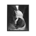 ANTELOPE CANYON XXIV / Arizona Desert Framed Canvas Print Gallery Image 6