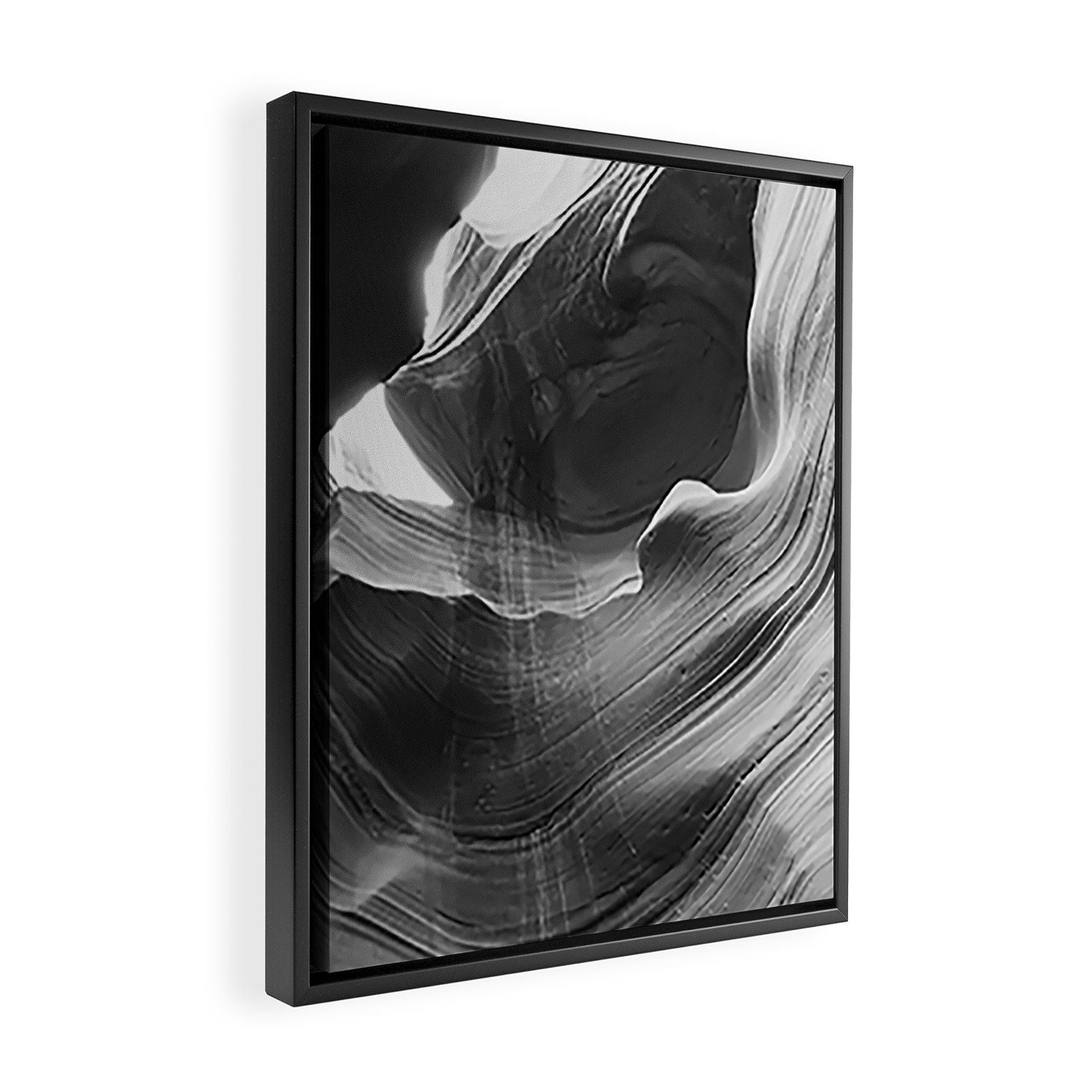 ANTELOPE CANYON XXV / Arizona Desert Framed Canvas Print Gallery Image 2