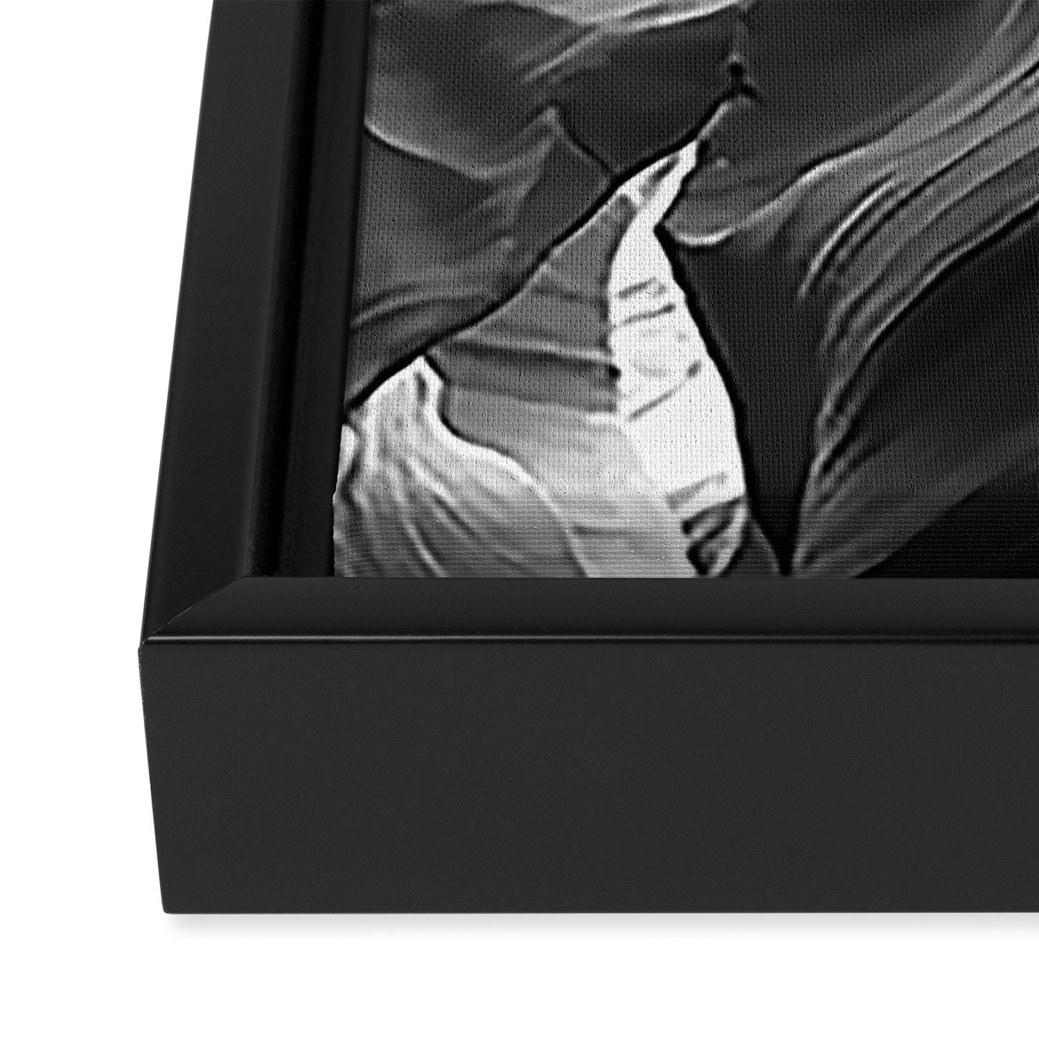 ANTELOPE CANYON XXVII / Arizona Desert Framed Canvas Print Gallery Image 3