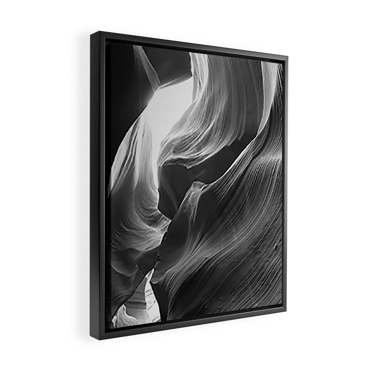 ANTELOPE CANYON XXVII / Arizona Desert Framed Canvas Print Gallery Image 2