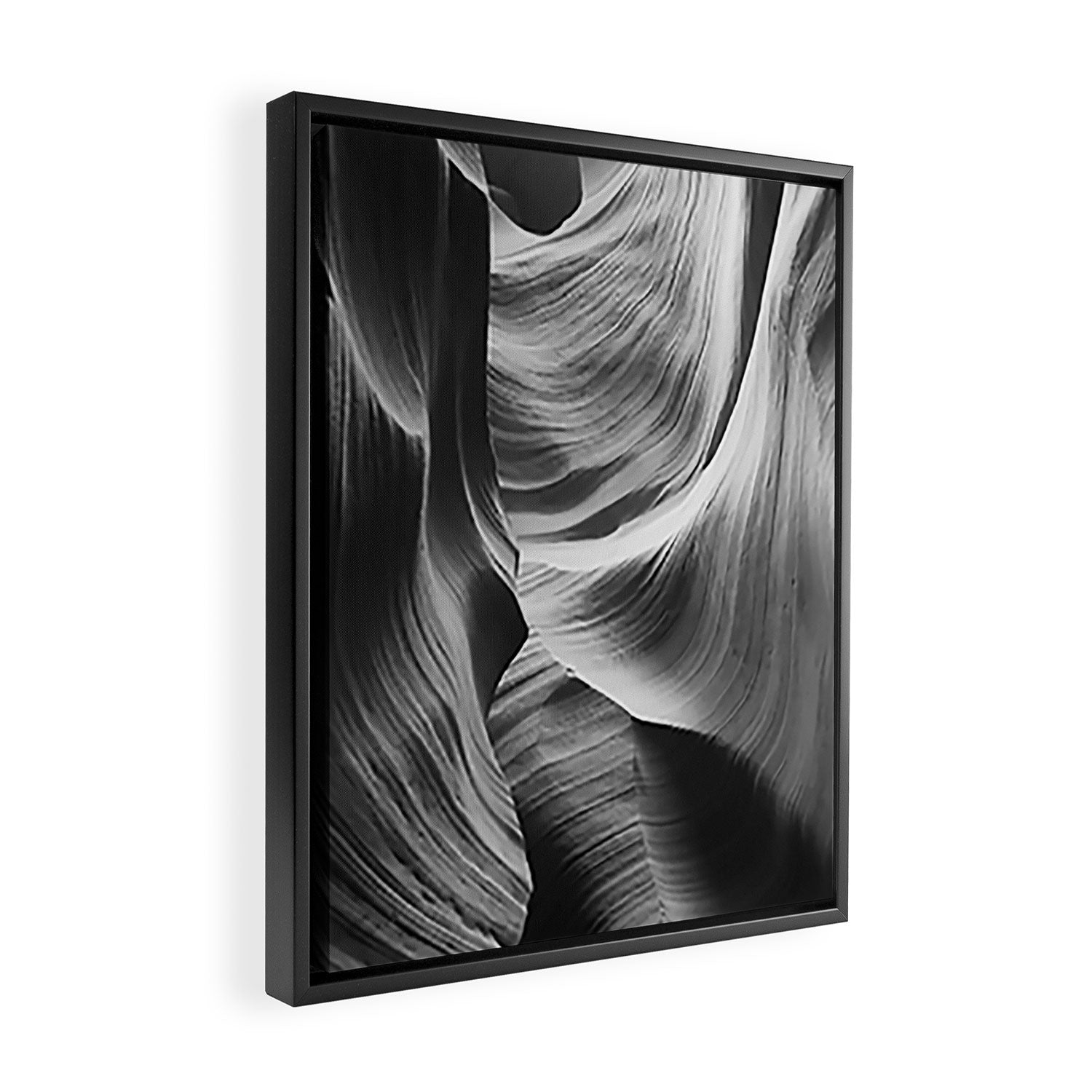 ANTELOPE CANYON XXVIII / Arizona Desert Framed Canvas Print Gallery Image 2