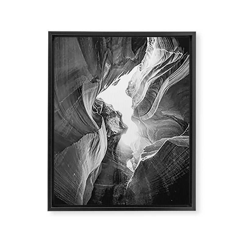 ANTELOPE CANYON XXXIII / Arizona Desert Framed Canvas Print Gallery Image 3
