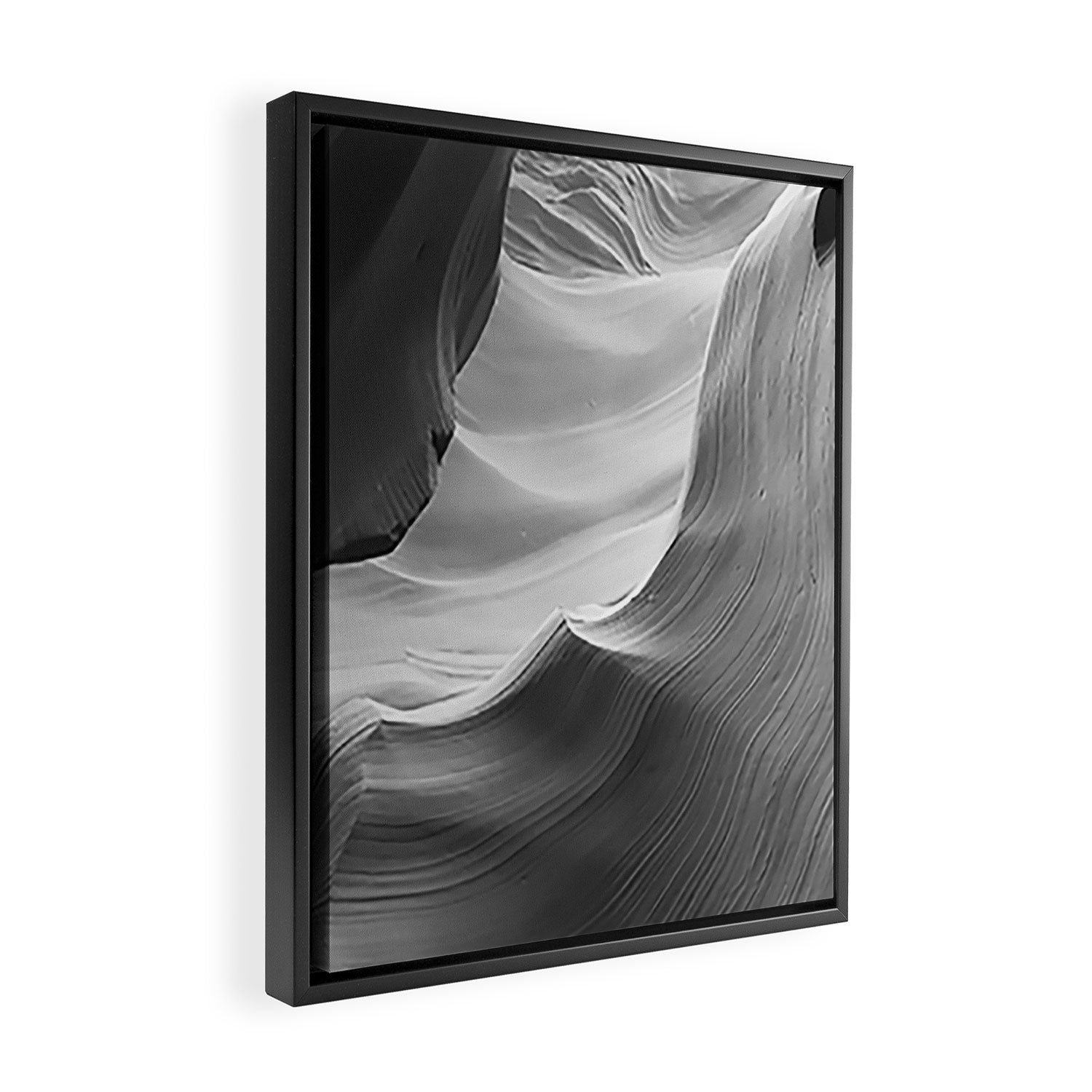 ANTELOPE CANYON XXXIII / Arizona Desert Framed Canvas Print Gallery Image 2