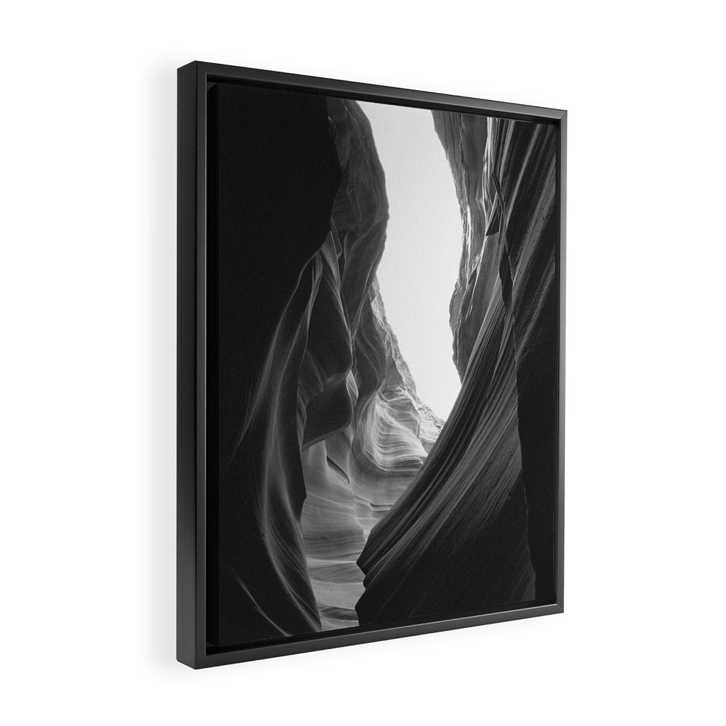 ANTELOPE CANYON XXXVII / Arizona Desert Framed Canvas Print Gallery Image 2