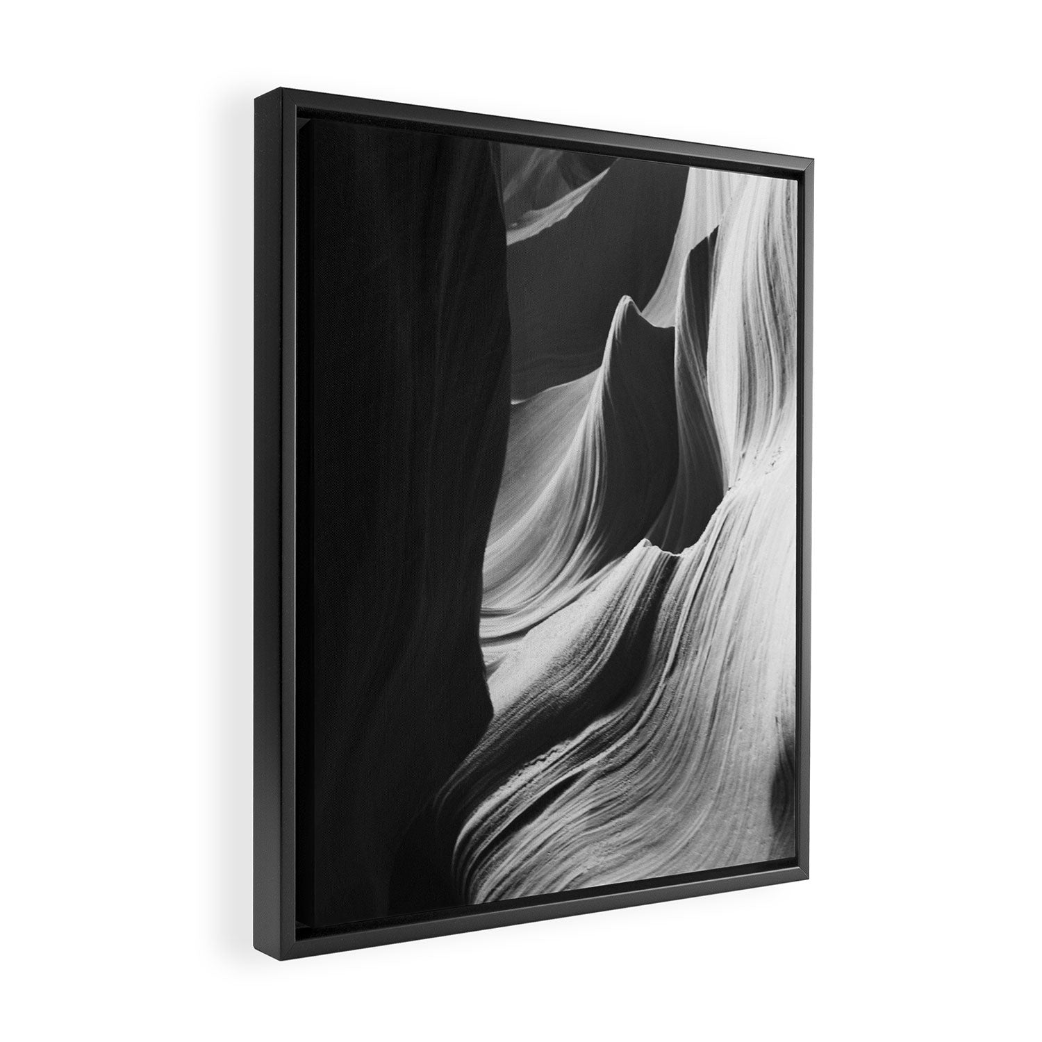 ANTELOPE CANYON XXXVIII / Arizona Desert Framed Canvas Print Gallery Image 2