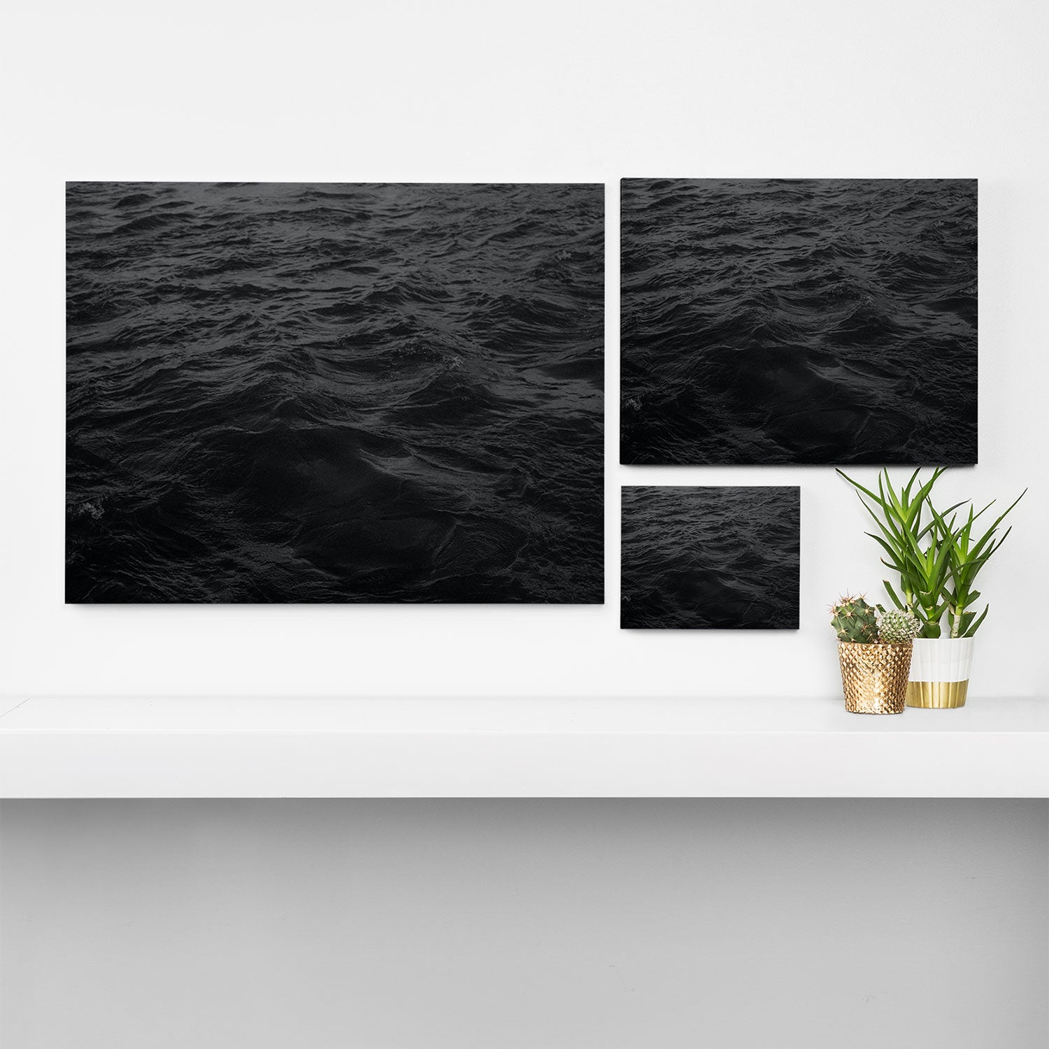 BLACK OCEAN Canvas Print Gallery Image 3