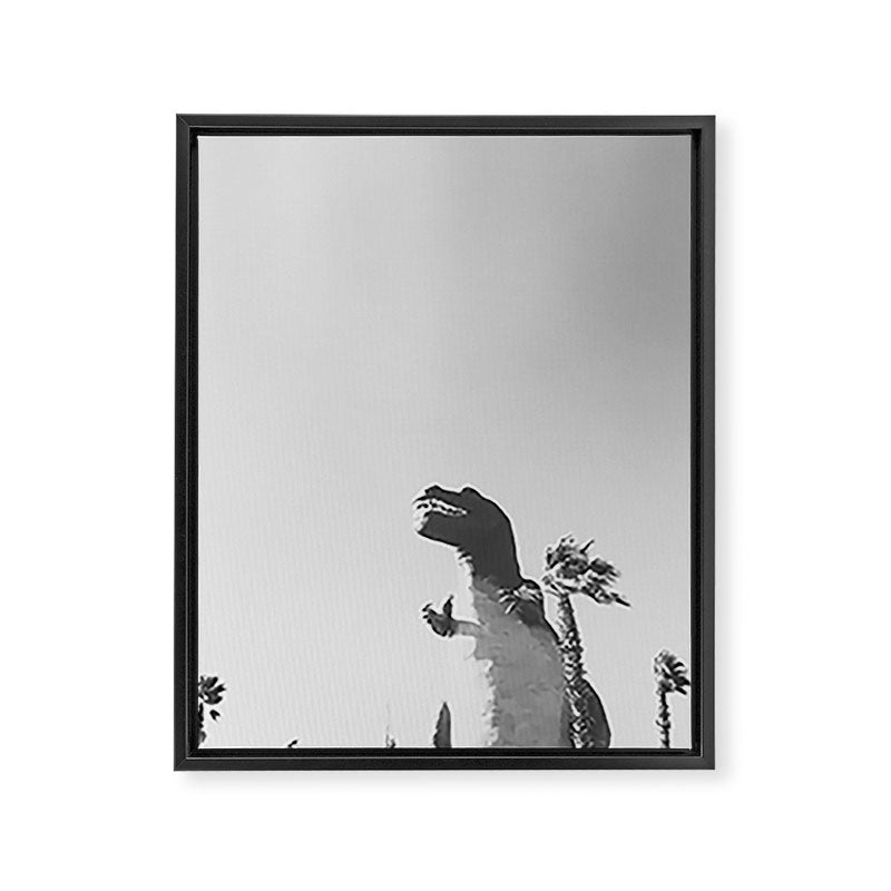 DINO / Cabazon Dinosaurs, California Framed Canvas Print Gallery Image 6