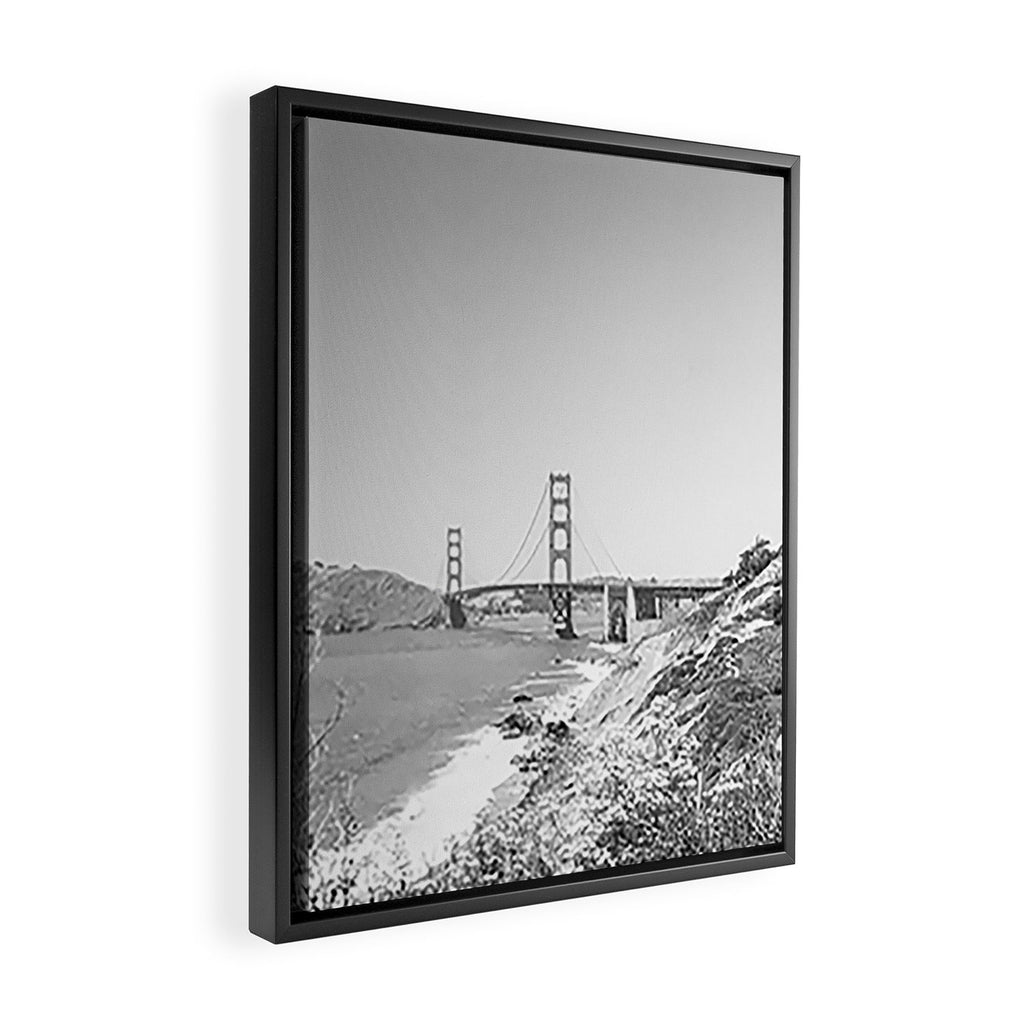 GOLDEN GATE BRIDGE IV / San Francisco, California Framed Canvas Print Gallery Image 2