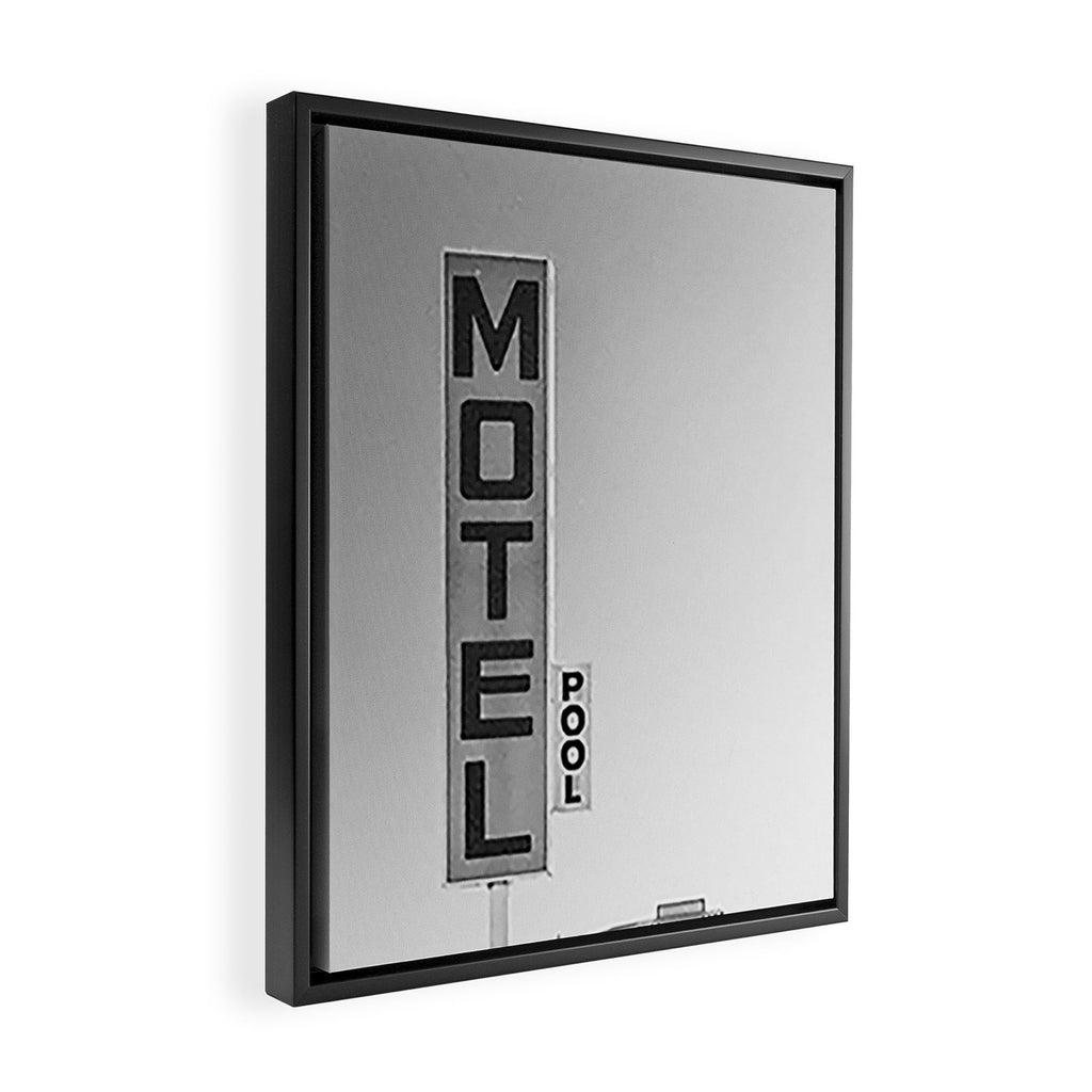 MOTEL Framed Canvas Print Gallery Image 2