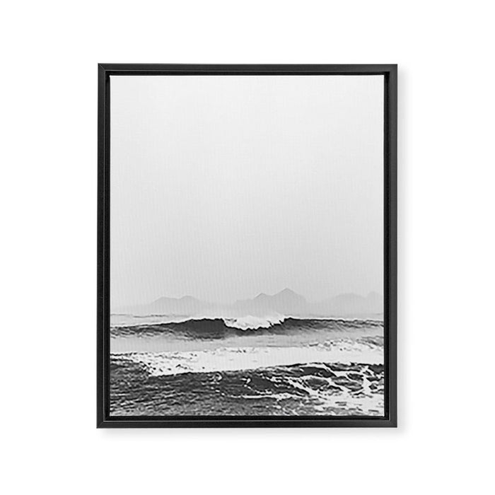 OCEAN WAVES IV Framed Canvas Print Gallery Image 1