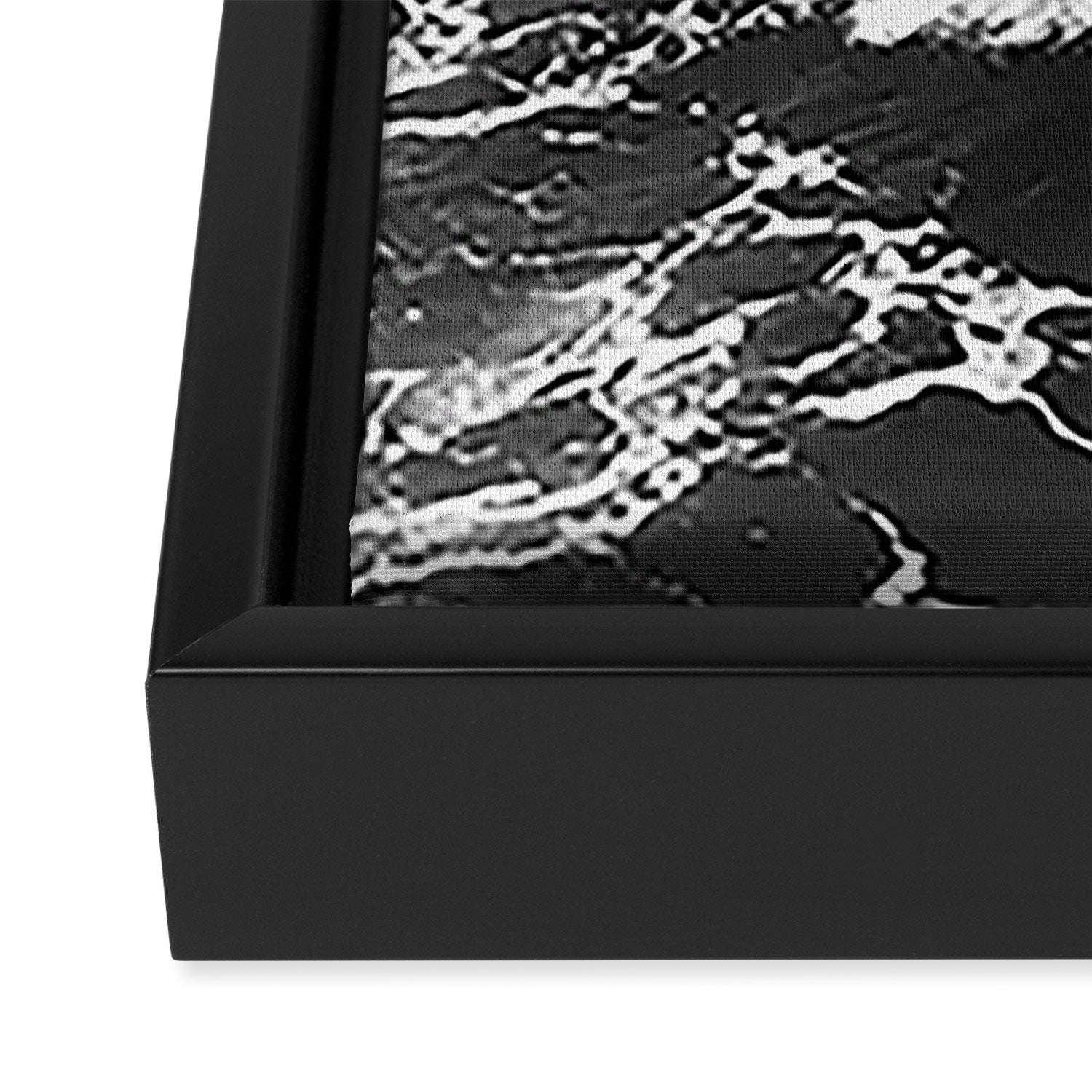 OCEAN WAVES Framed Canvas Print Gallery Image 3