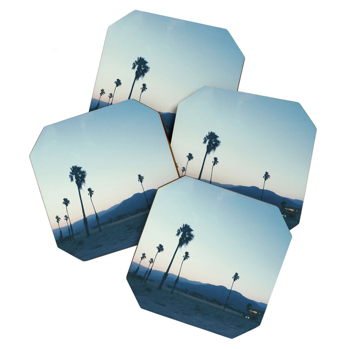 PALM TREES IN CALIFORNIA II Coaster Gallery Image 1