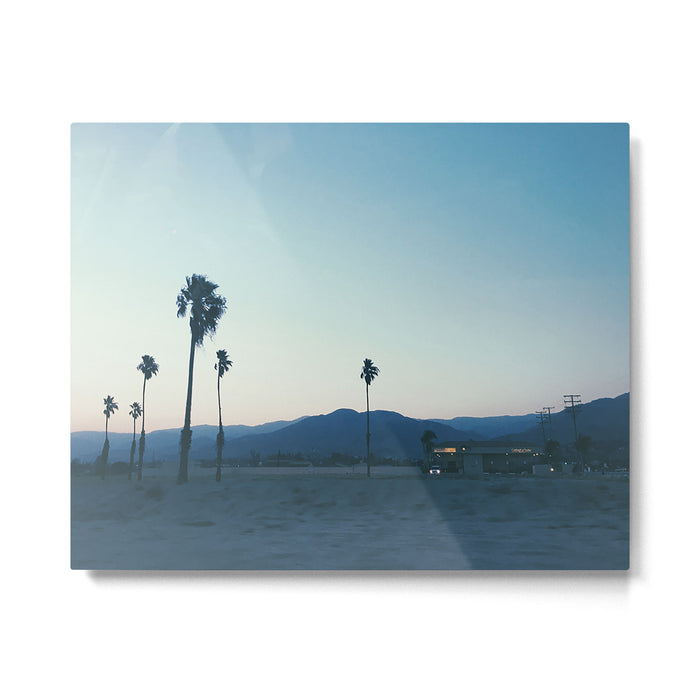 PALM TREES IN CALIFORNIA II Metal Print Gallery Image 1