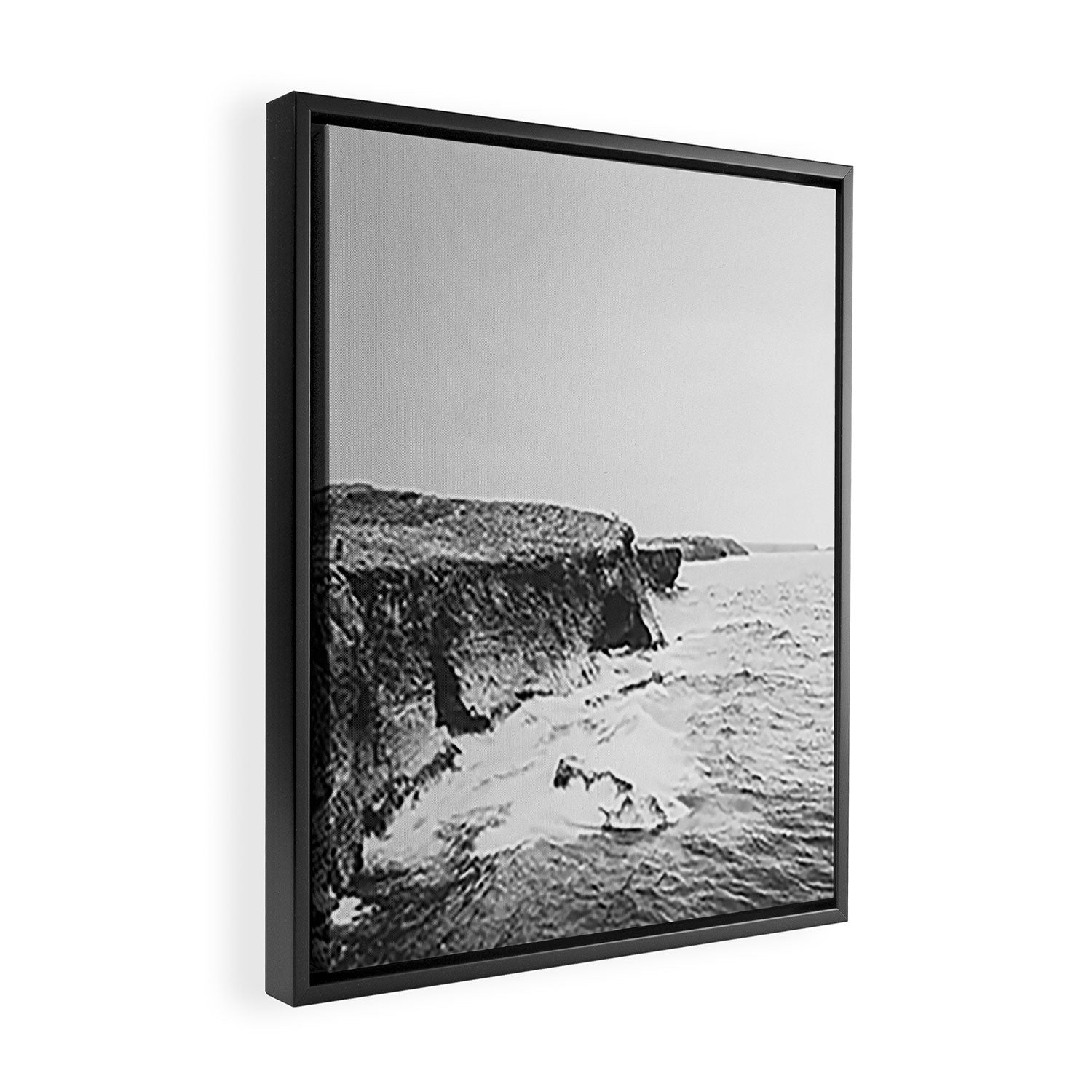SUMMER COAST / Portugal Framed Canvas Print Gallery Image 2