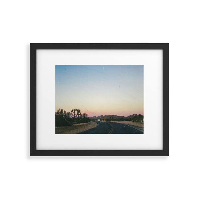 SUNSET ON THE ROAD XII Framed Art Print Gallery Image 1