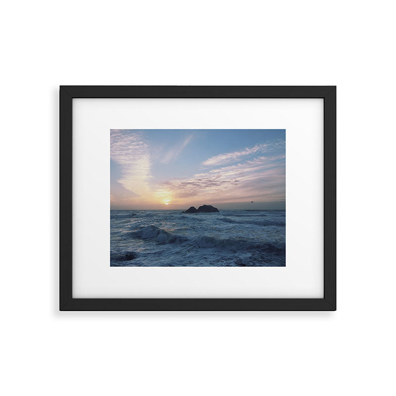 SUNSETS WITH HER Framed Art Print Gallery Image 5