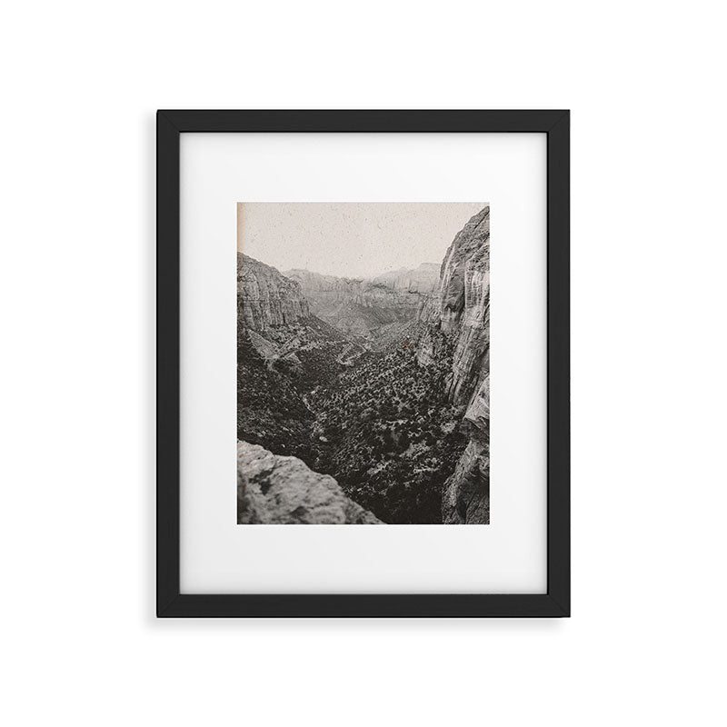 ZION / Utah Desert Framed Art Print Gallery Image 5
