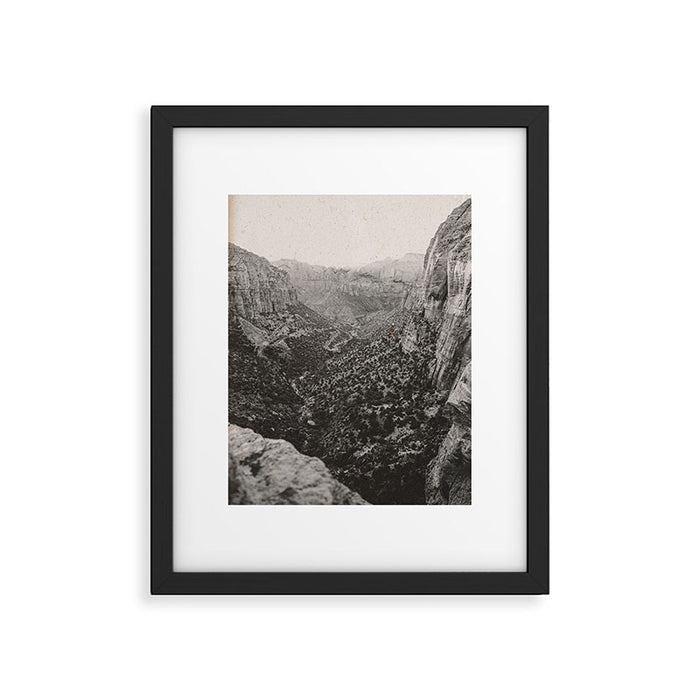 ZION / Utah Desert Framed Art Print Gallery Image 1