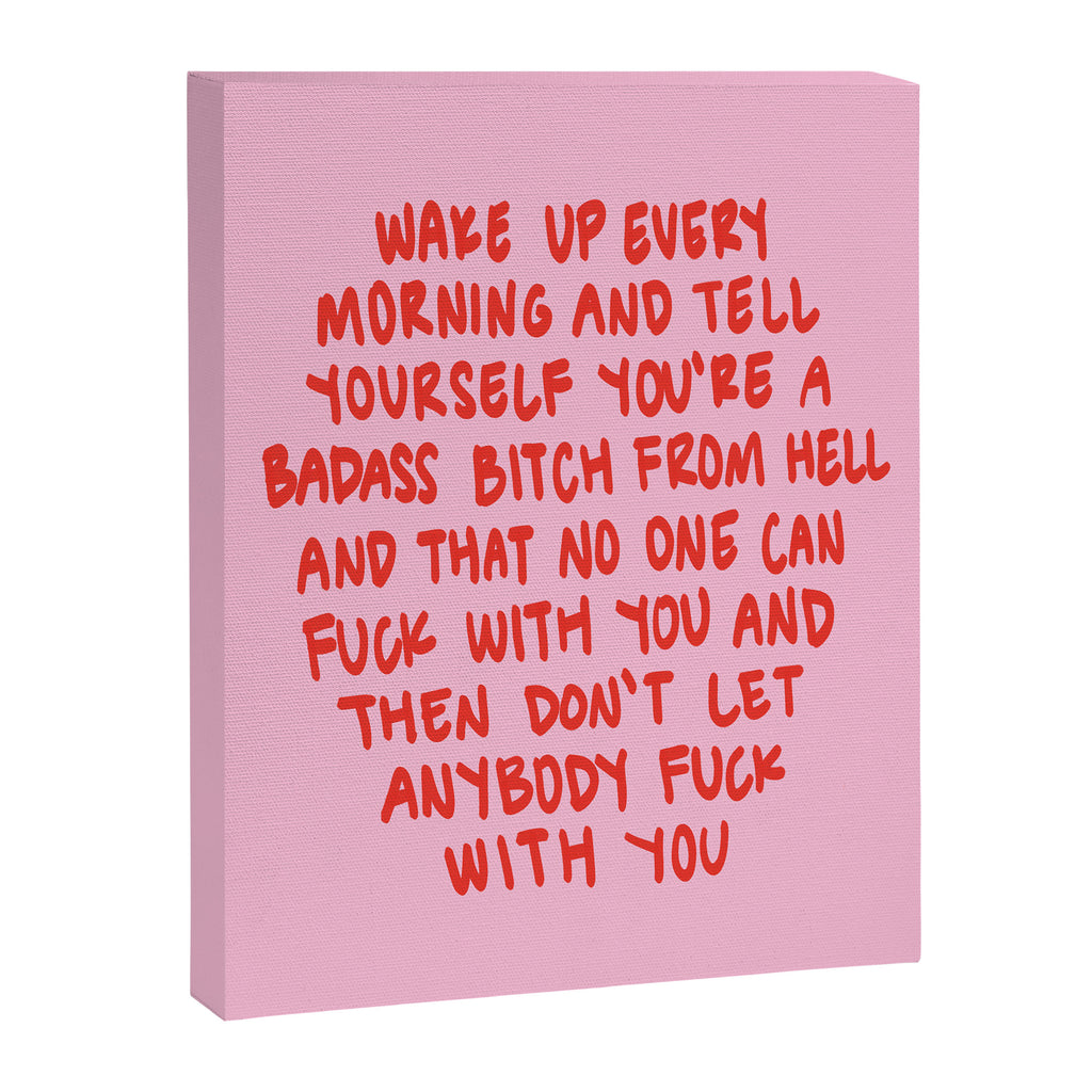 Girl Boss Motto Canvas Print Gallery Image 8