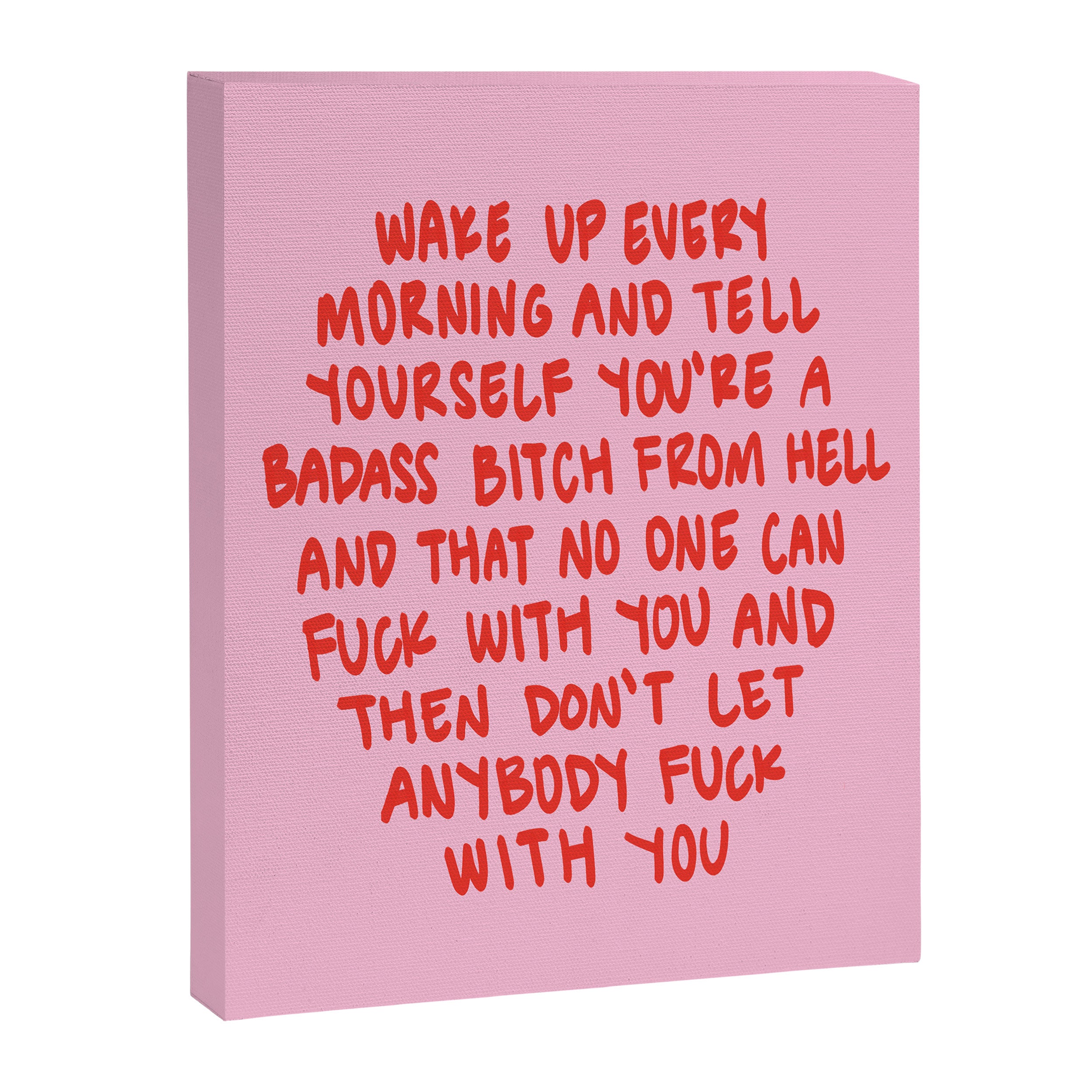 Girl Boss Motto Canvas Print Gallery Image 8